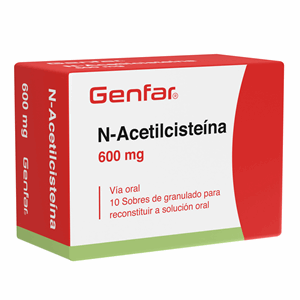 Genfar N-Acetilcisteína 600mg - Sobres x 1.5g