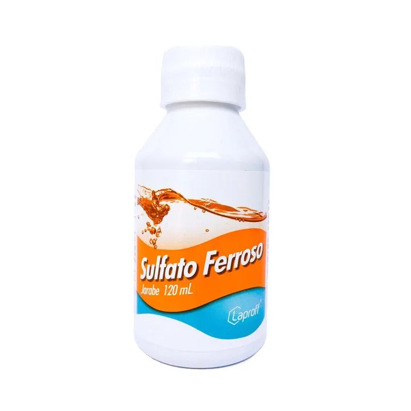Sulfato Ferroso Jarabe 120 mL - Suplemento de Hierro Laproff