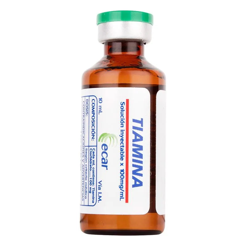 Tiamina (Vitamina B1) - Solución Inyectable 100mg/ml x10ml