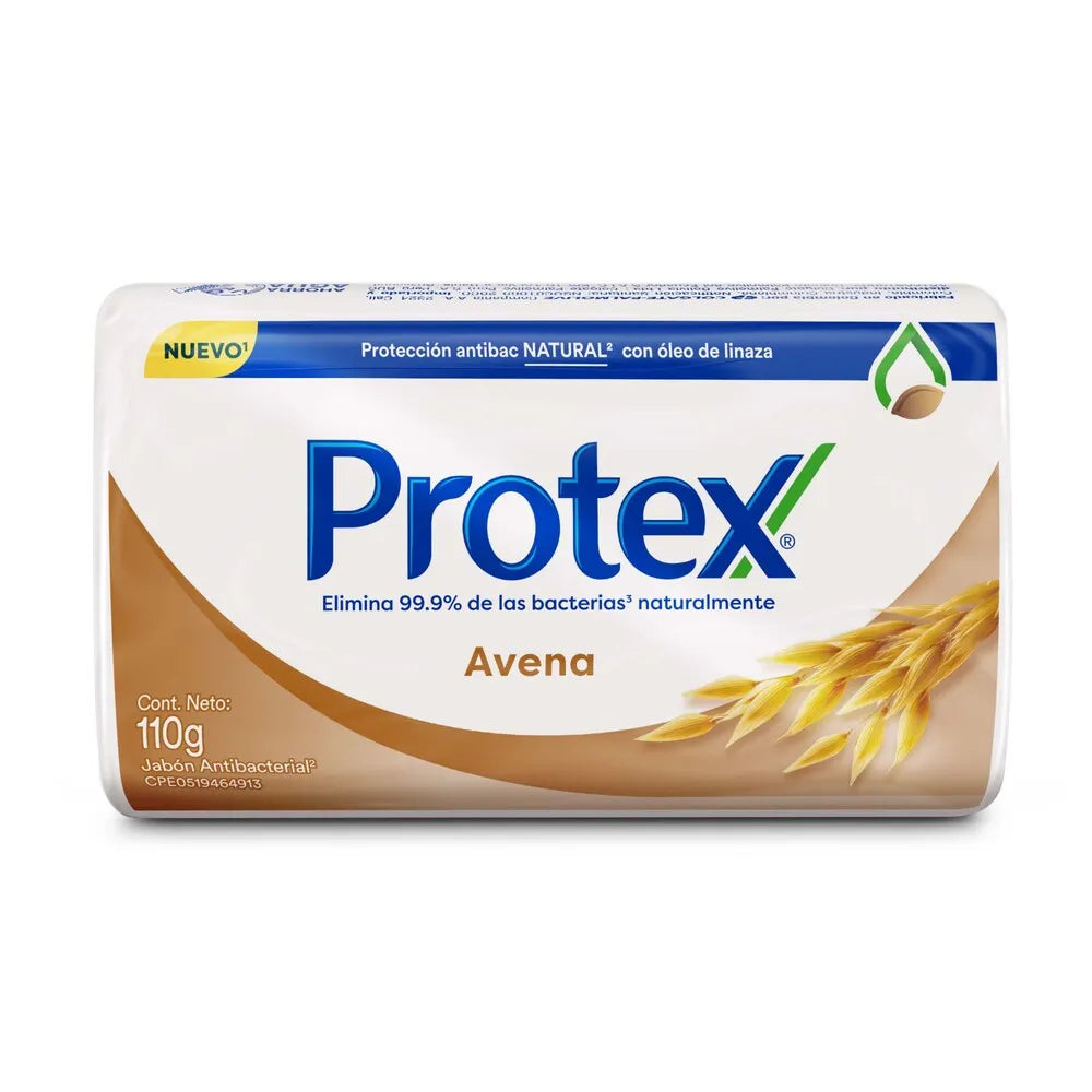 Protex Jabón Antibacterial Avena - Barra 110g