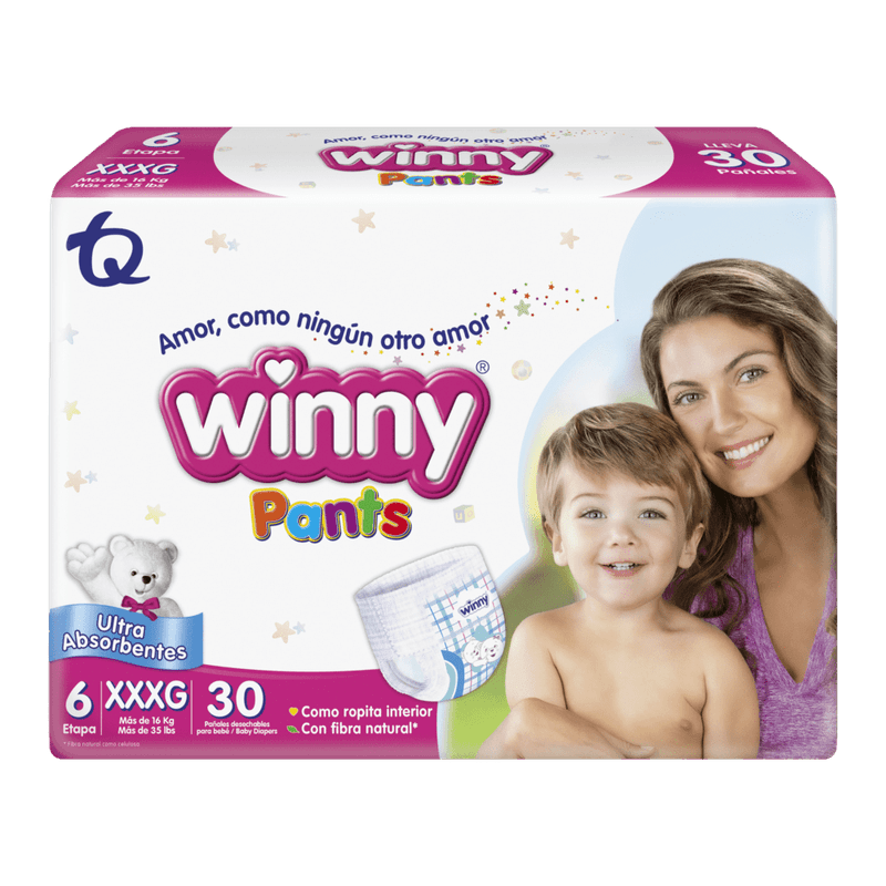 Pañales Winny Pants Etapa 6 - 30 Unidades