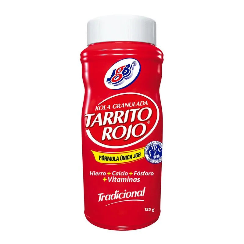 Tarrito Rojo Kola Granulada Tradicional - Frasco 135g