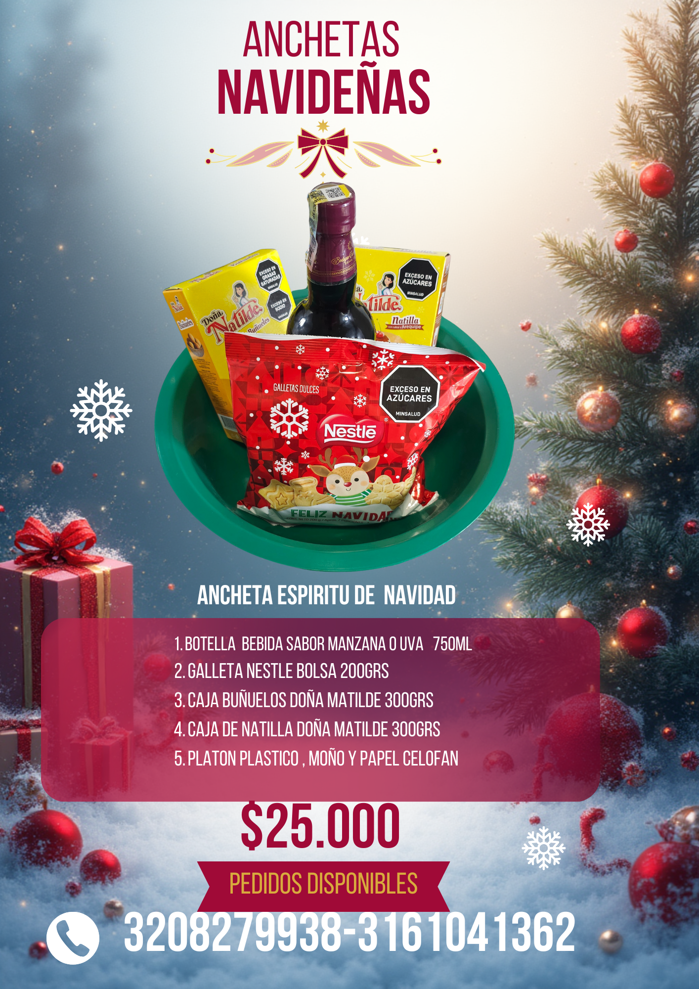 Ancheta espíritu de navidad