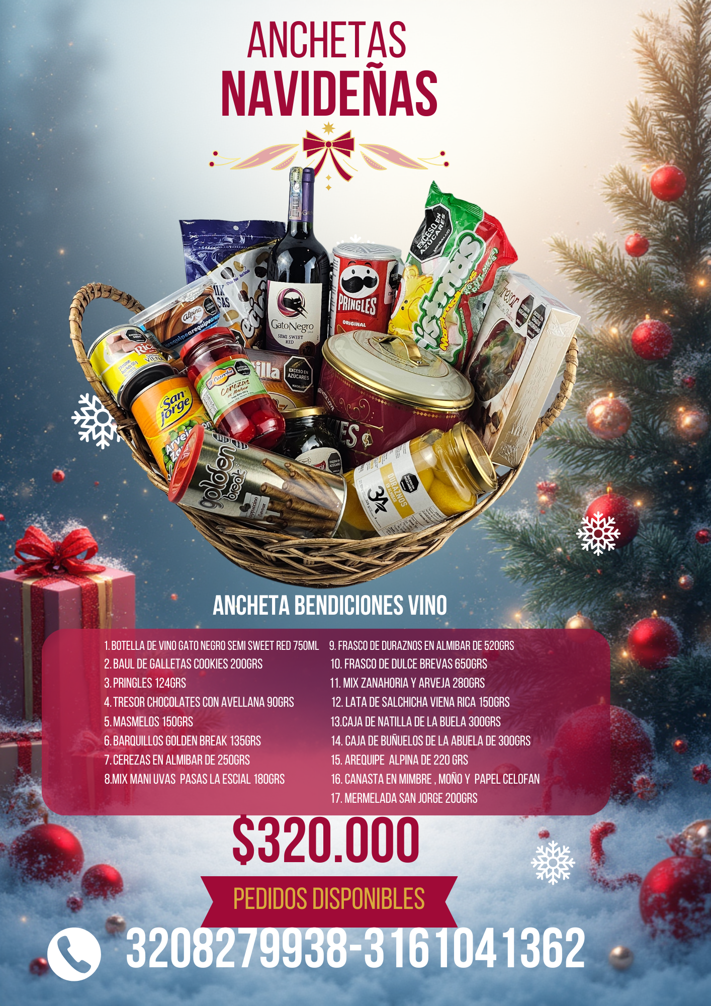 Ancheta Bendiciones con Vino