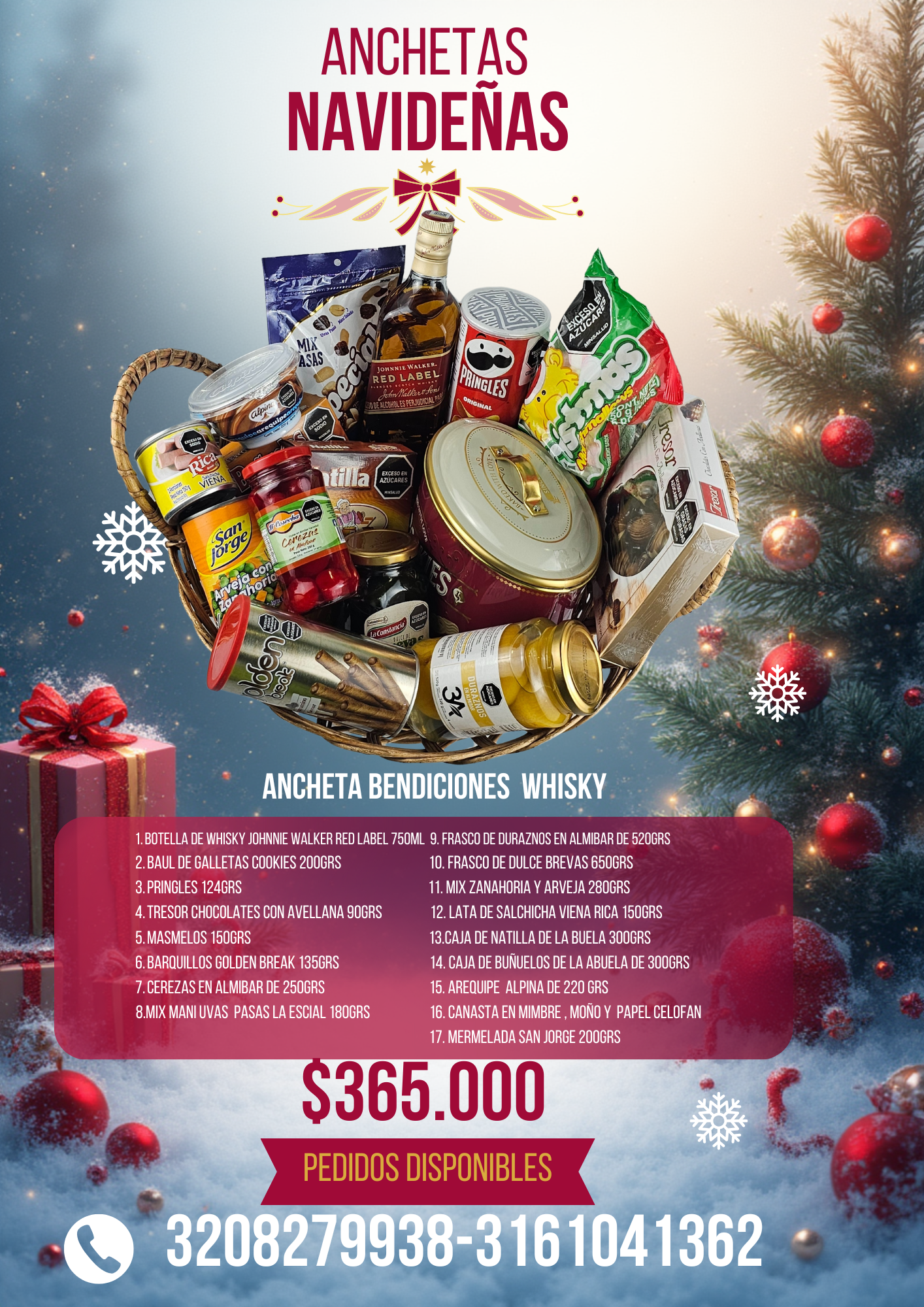 Ancheta Bendiciones con Whisky