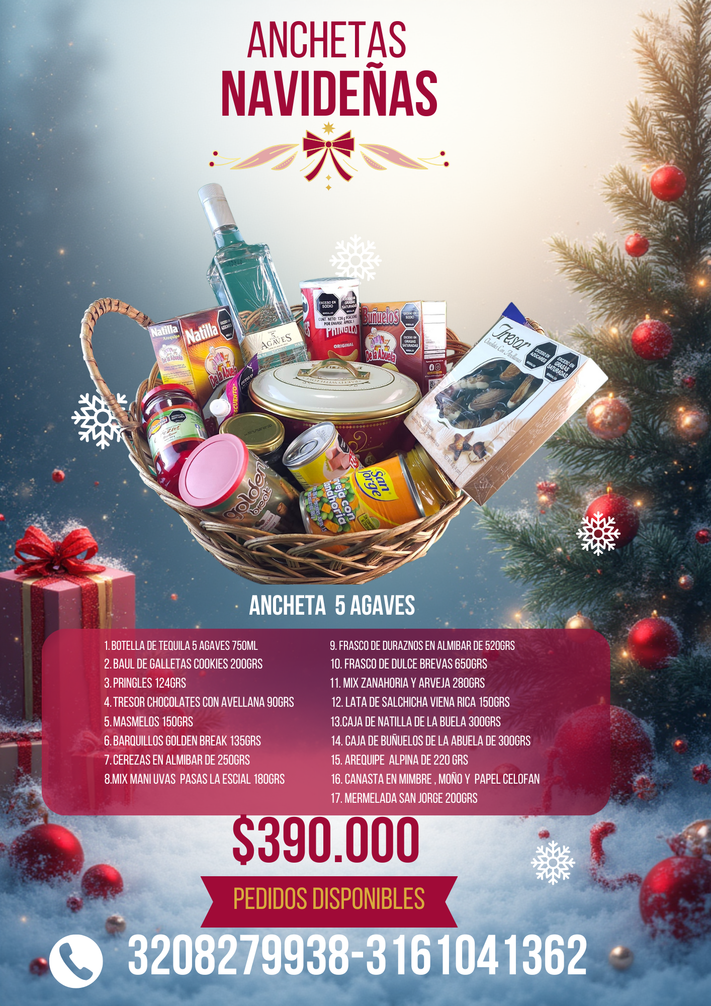 Ancheta Tequila 5 Agaves