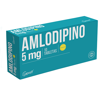 Amlodipino 5mg Laproff - Caja x 10 Tabletas