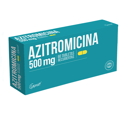 Azitromicina 500mg - Sobre x 3 Tabletas Laproff