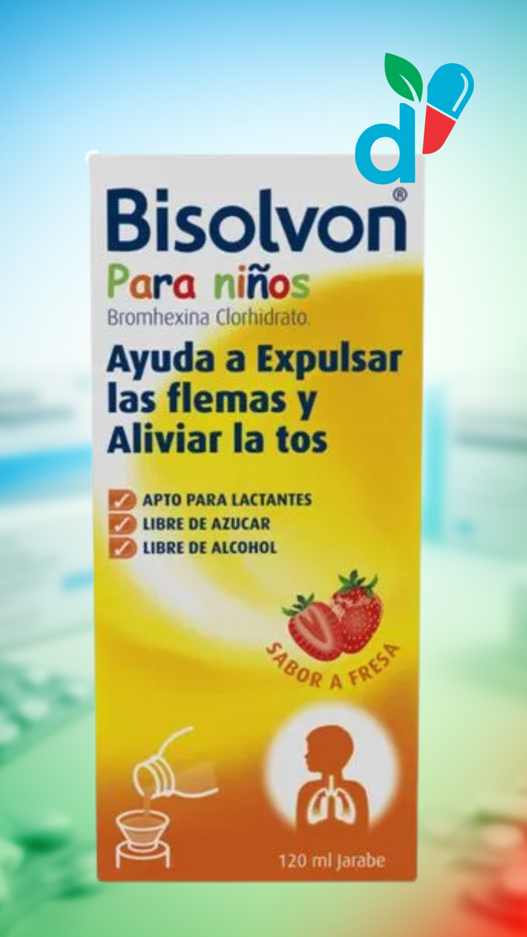 Bisolvon Para Niños - Jarabe 120ml