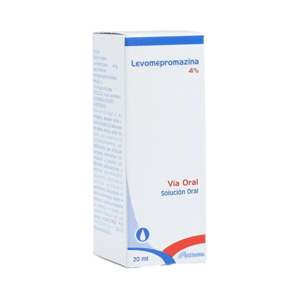 Levomepromazina 4% - Solución Oral 20ml