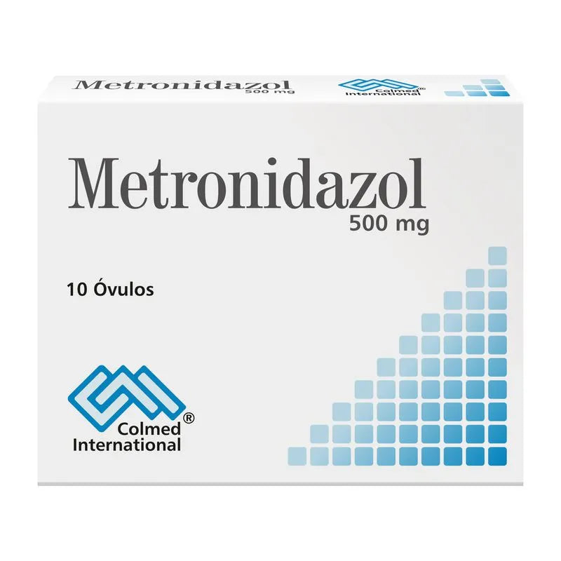 Metronidazol 500mg Colmed International - Caja x 10 Óvulos