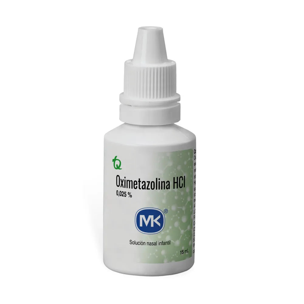 Oximetazolina HCl 0.025% MK - Solución Nasal Infantil 15ml