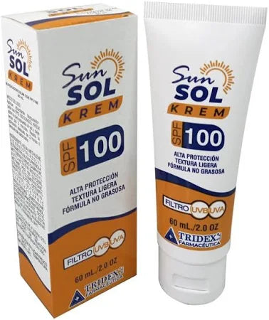 Protector Solar Sun Sol Krem SPF 100 - 60ml