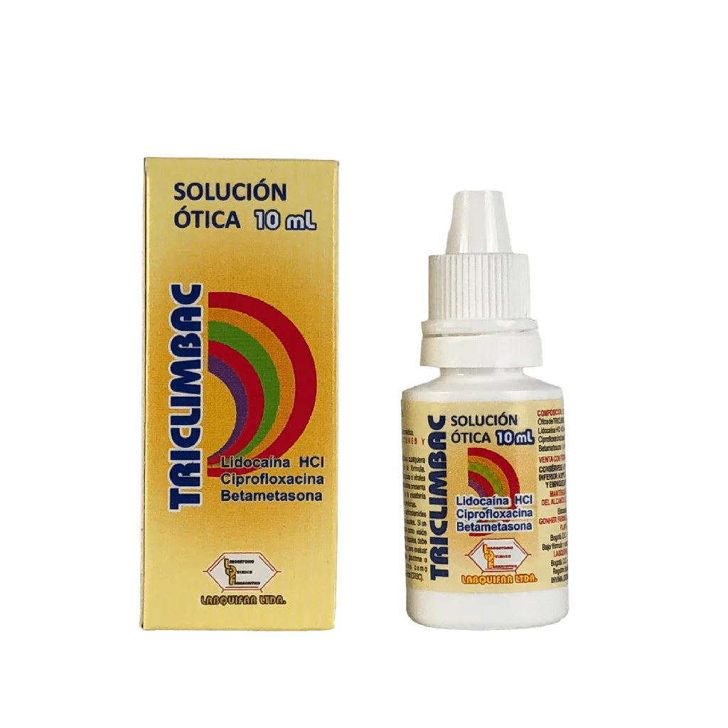 Triclimbac Solución Ótica - Gotas Óticas 10mL