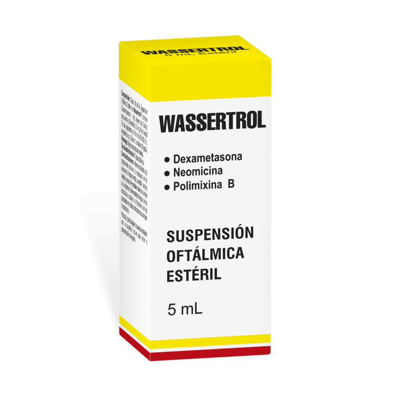 Wassertrol - Suspensión Oftálmica Estéril 5ml (Dexametasona, Neomicina, Polimixina B)