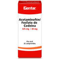 Acetaminofén/Fosfato de Codeína 325mg/30mg Genfar - Caja x 30 Comprimidos