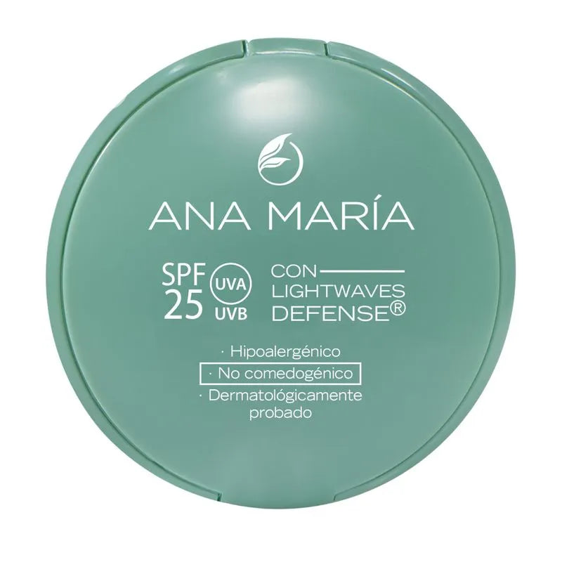 Ana María Polvo Compacto SPF 25 con Lightwaves Defense