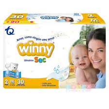 Pañales Winny Ultratrim Sec Etapa 2 - 30 Unidades