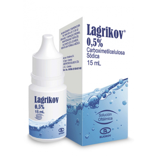 Lagrikov 0.5% Carboximetilcelulosa Sódica - Solución Oftálmica 15ml