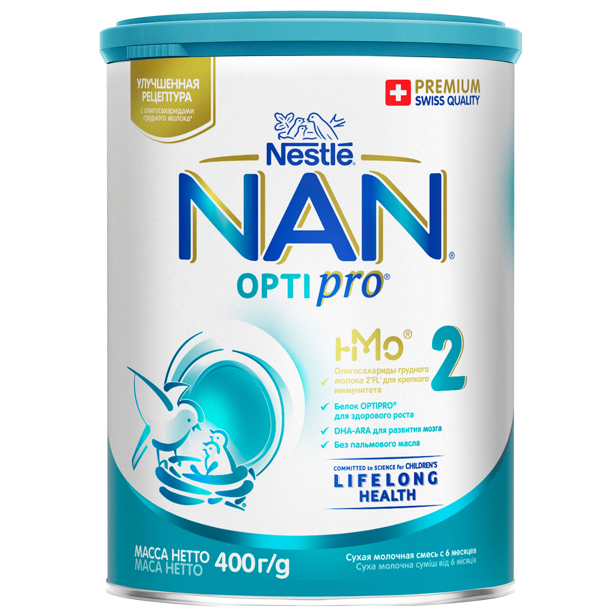 NAN Optipro 2 Nestlé - Fórmula Infantil 400g (6+ meses)