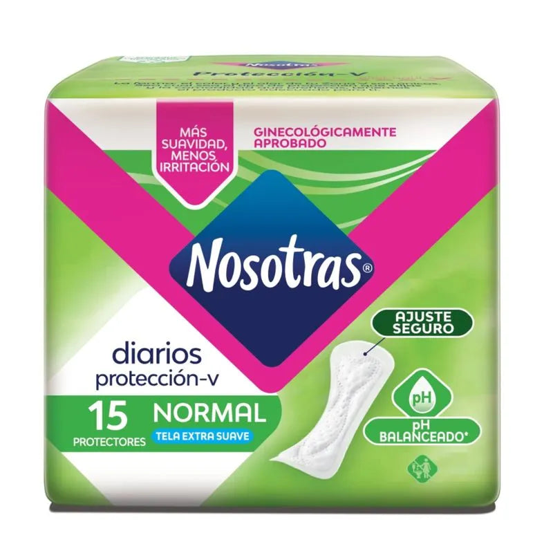 Nosotras Protectores Diarios Protección-V Normal x 15 Unidades